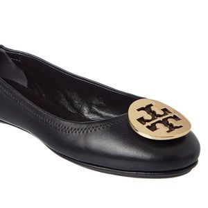 Tory Burch Black Flats Size 10